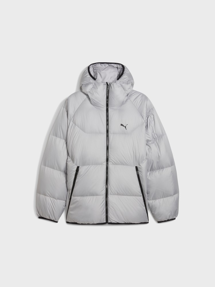 Куртка мужская Puma Hooded Down Puffer Jacket серая 68838263 изображение 5