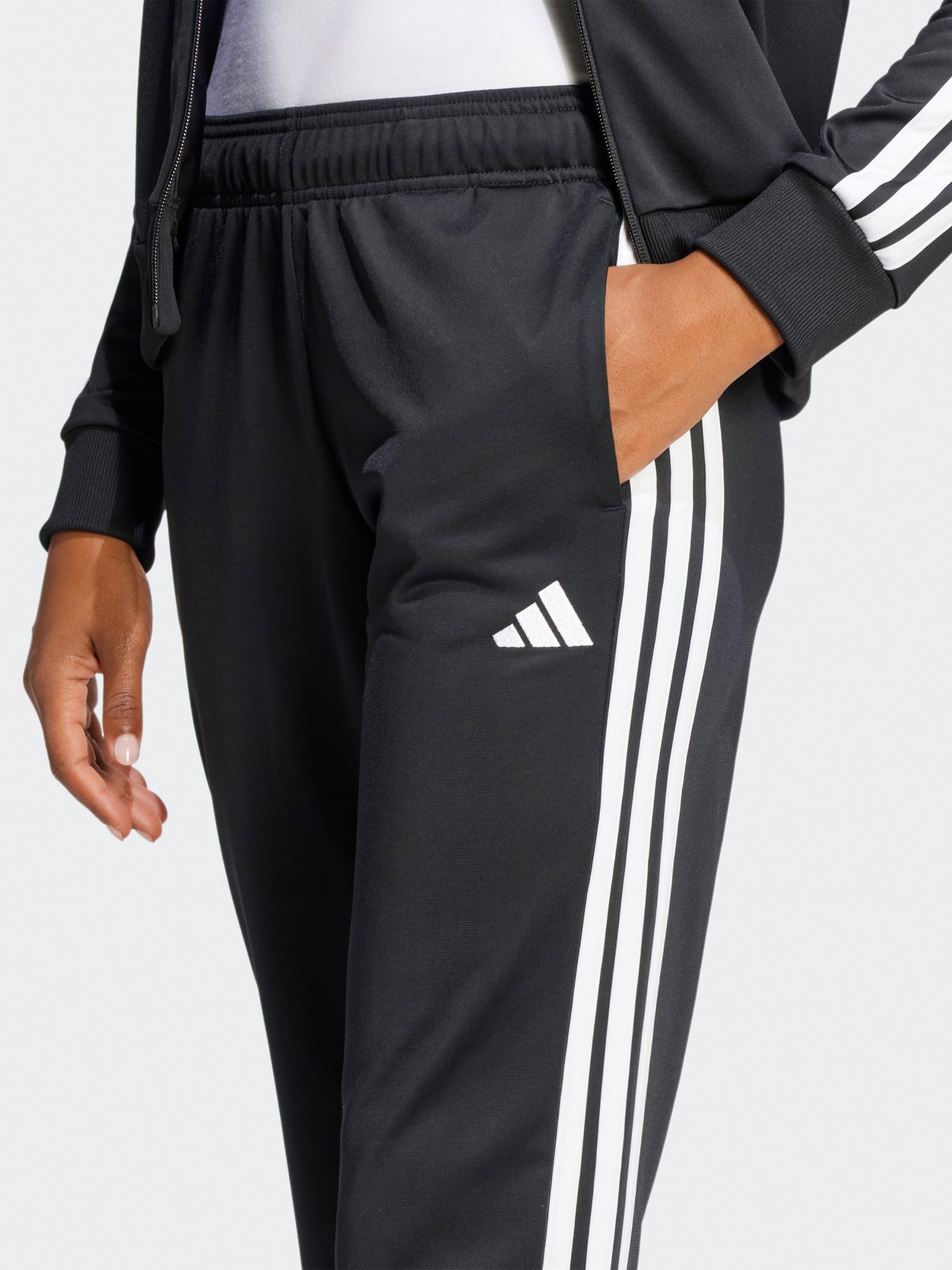 Костюм женский Adidas W ESS 3S TS черный JD5434 изображение 6