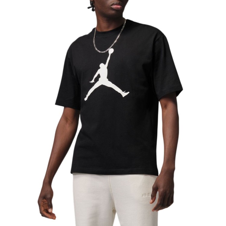 Футболка чоловіча Nike M J JUMPMAN SS CREW чорна IF5568-010 изображение 1