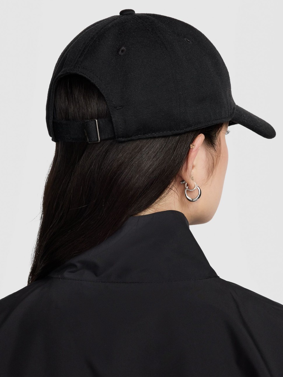 Бейсболка Nike U NK CLUB CAP U CB SM SWSH L чорна FZ5698-010 — фото 4