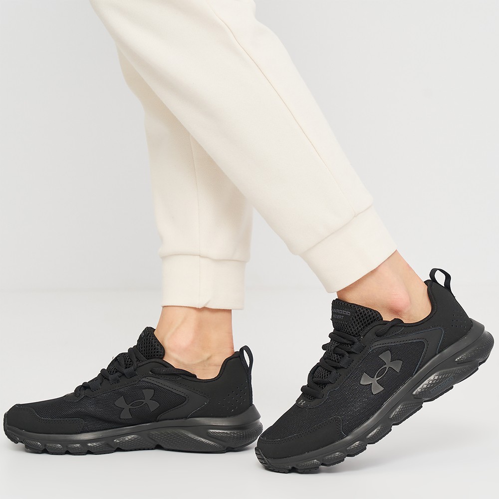 Кроссовки женские Under Armour Ua W Charged Assert 9 черные 3024591-002 изображение 6
