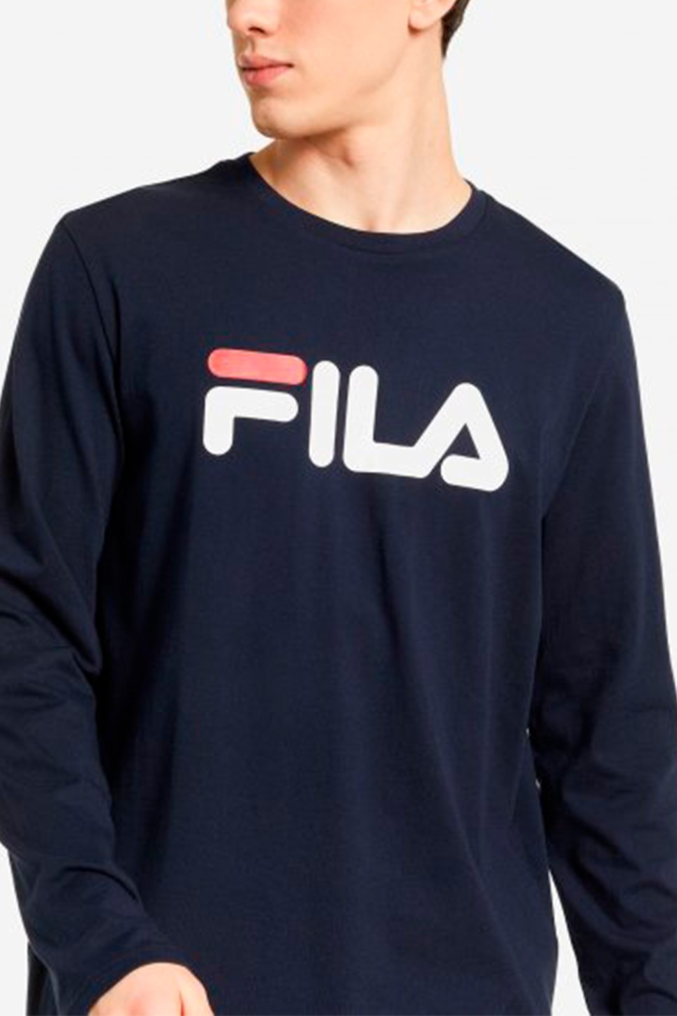 Футболка чоловіча Fila темно-синя 110539-Z4 — фото 2 — Sport City Футболка чоловіча Fila темно-синя 110539-Z4 — фото 2