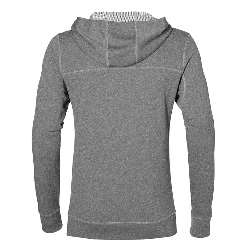 Толстовка мужская Asics Tech Full Zip серая 140926-0718 — фото 2 — Sport City Толстовка мужская Asics Tech Full Zip серая 140926-0718 — фото 2