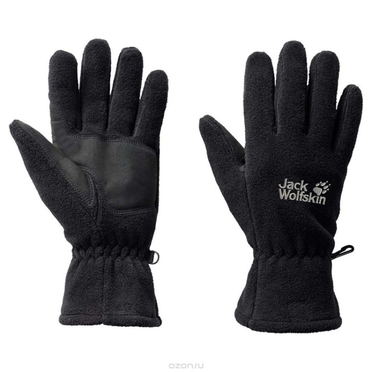 Перчатки Jack Wolfskin черные 1900871-6000 изображение 1