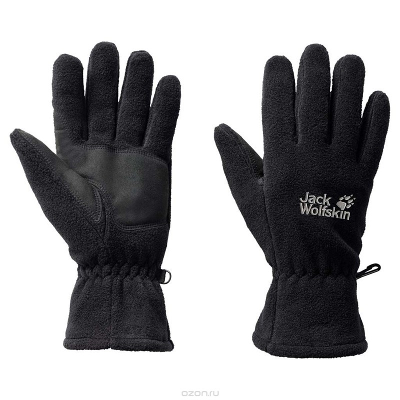 Перчатки Jack Wolfskin черные 1900871-6000 изображение 1