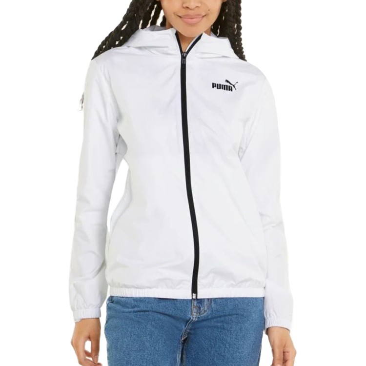 Вітрівка жіноча Puma ESS Solid Windbreaker біла 84749402 изображение 1