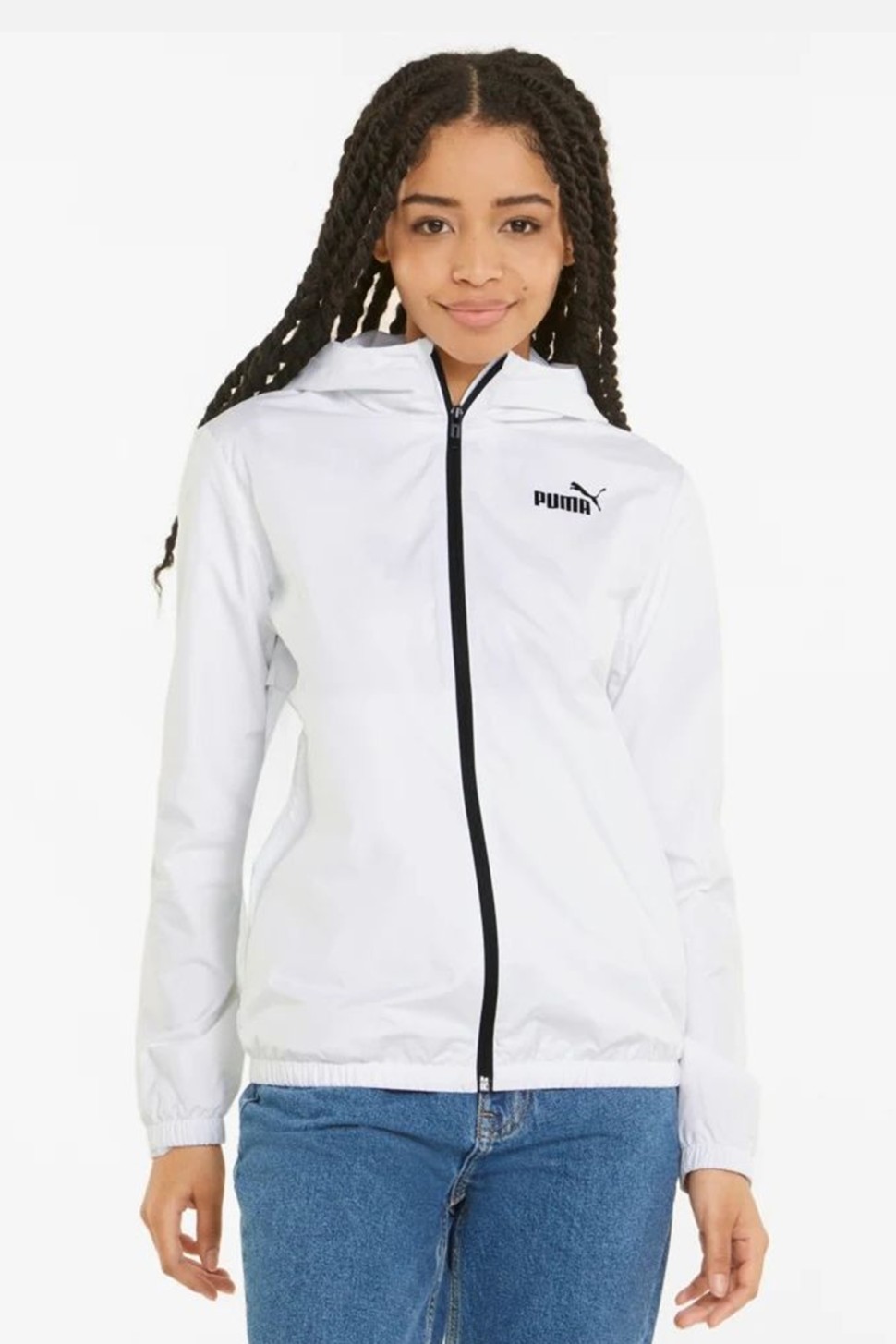 Вітрівка жіноча Puma ESS Solid Windbreaker біла 84749402 — фото 3