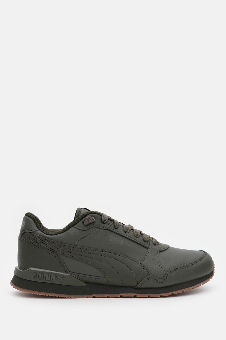Кроссовки мужские Puma ST Runner v3 L хаки 38485516 изображение 2