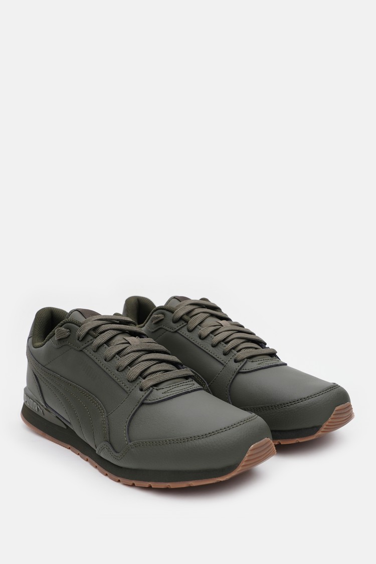 Кроссовки мужские Puma ST Runner v3 L хаки 38485516 изображение 3