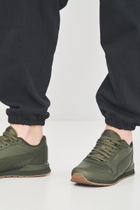 Кроссовки мужские Puma ST Runner v3 L хаки 38485516 изображение 5