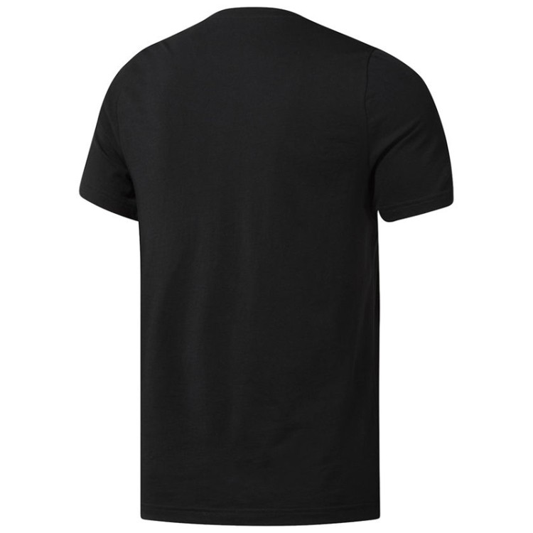 Футболка мужская Reebok LINEAR READ черная CW5376 изображение 3