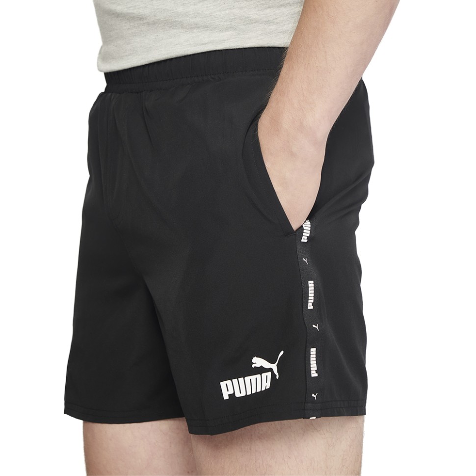 Шорти чоловічі Puma ESS+ Tape Woven Shorts чорні 84904301 — фото 1