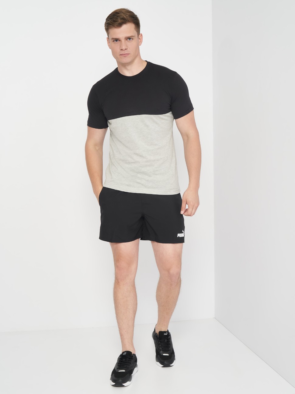 Шорти чоловічі Puma ESS+ Tape Woven Shorts чорні 84904301 — фото 4