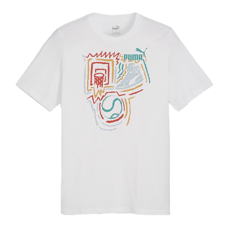 Футболка чоловіча Puma GRAPHICS Year of Sports Tee біла 68017602 изображение 1