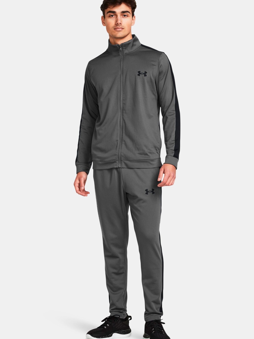 Костюм чоловічий Under Armour UA Knit Track Suit сірий 1357139-025 — фото 2