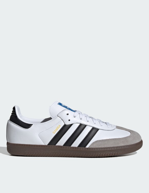 Кроссовки мужские Adidas SAMBA OG белые B75806 изображение 2