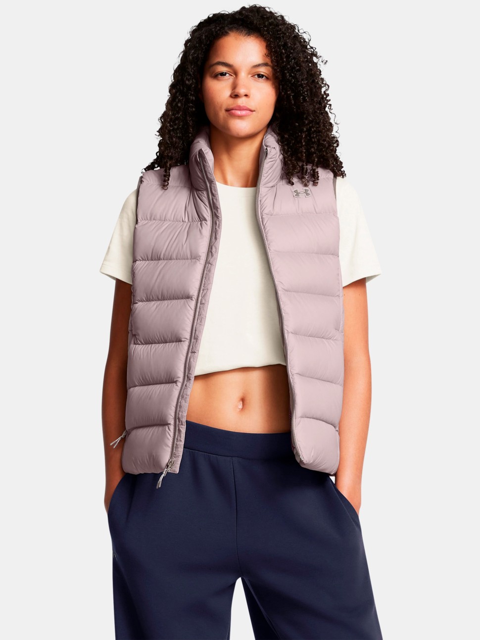 Жилет жіночий Under Armour LEGEND DOWN VEST сірий 1385853-015 — фото 2