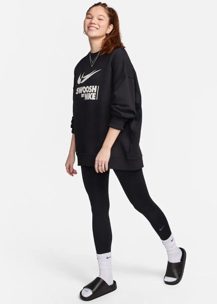 Легінси жіночі Nike W NK DF ONE HR TIGHT чорні FN3226-010 изображение 2