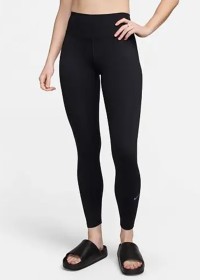 Легінси жіночі Nike W NK DF ONE HR TIGHT чорні FN3226-010 изображение 3