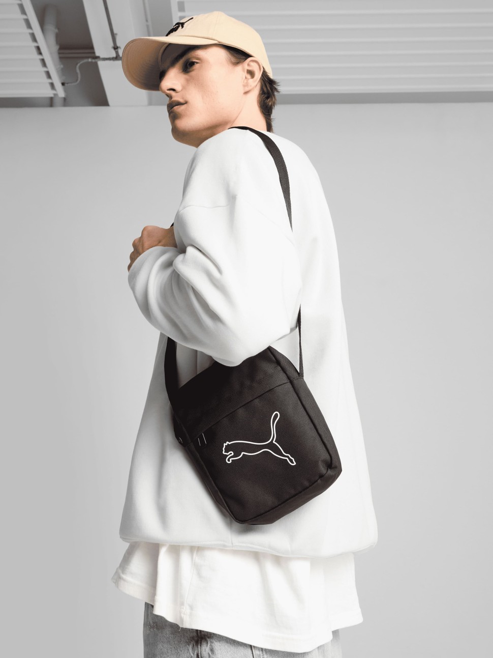 Сумка Puma PLUS Portable чорна 09118201 — фото 5