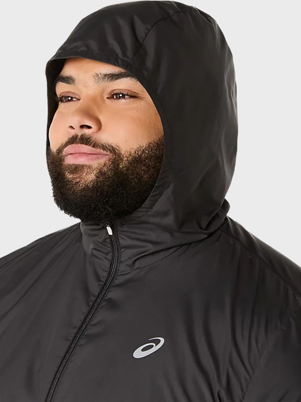 Вітрівка чоловіча Asics CORE JACKET чорна 2011D216-001 — фото 7