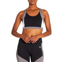 Бра жіноче Asics Color Block Bra 2 чорне 2032A409-001  изображение 1