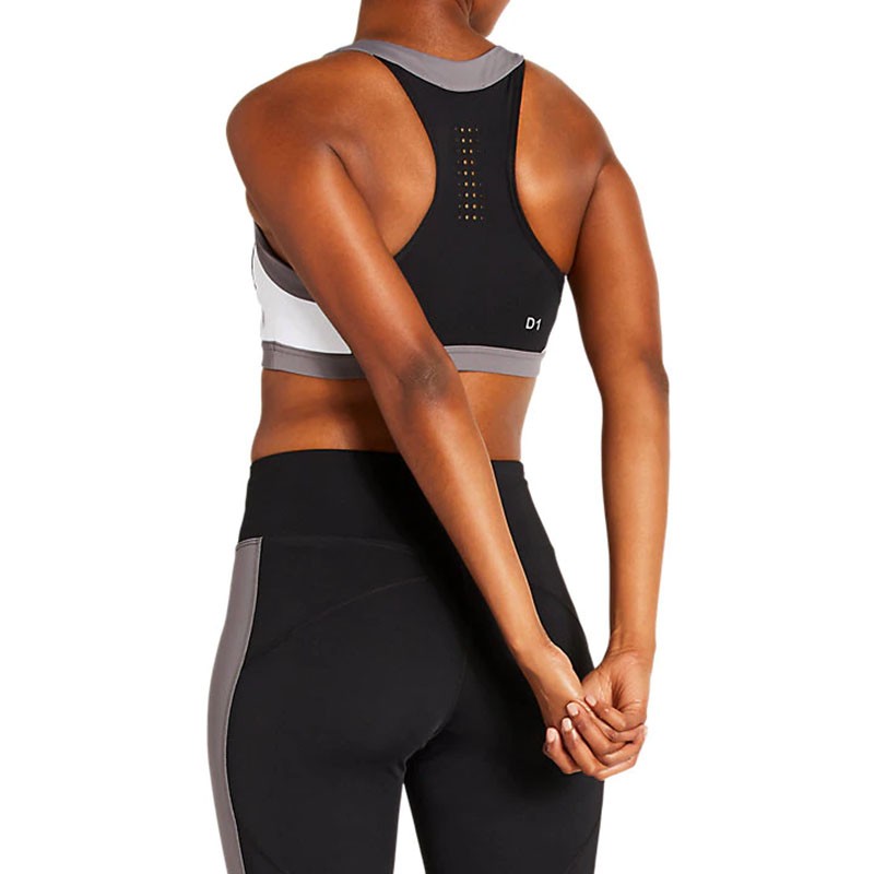 Бра жіноче Asics Color Block Bra 2 чорне 2032A409-001  — фото 2