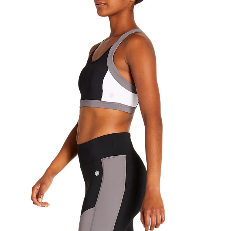 Бра жіноче Asics Color Block Bra 2 чорне 2032A409-001  изображение 3