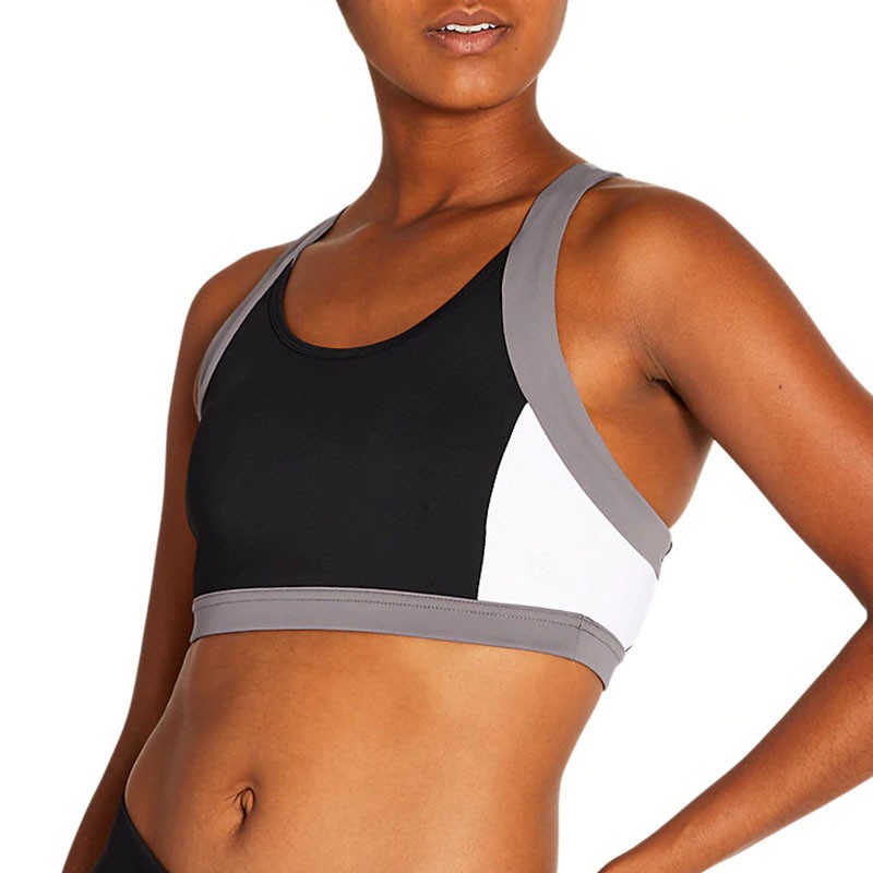 Бра жіноче Asics Color Block Bra 2 чорне 2032A409-001  — фото 4