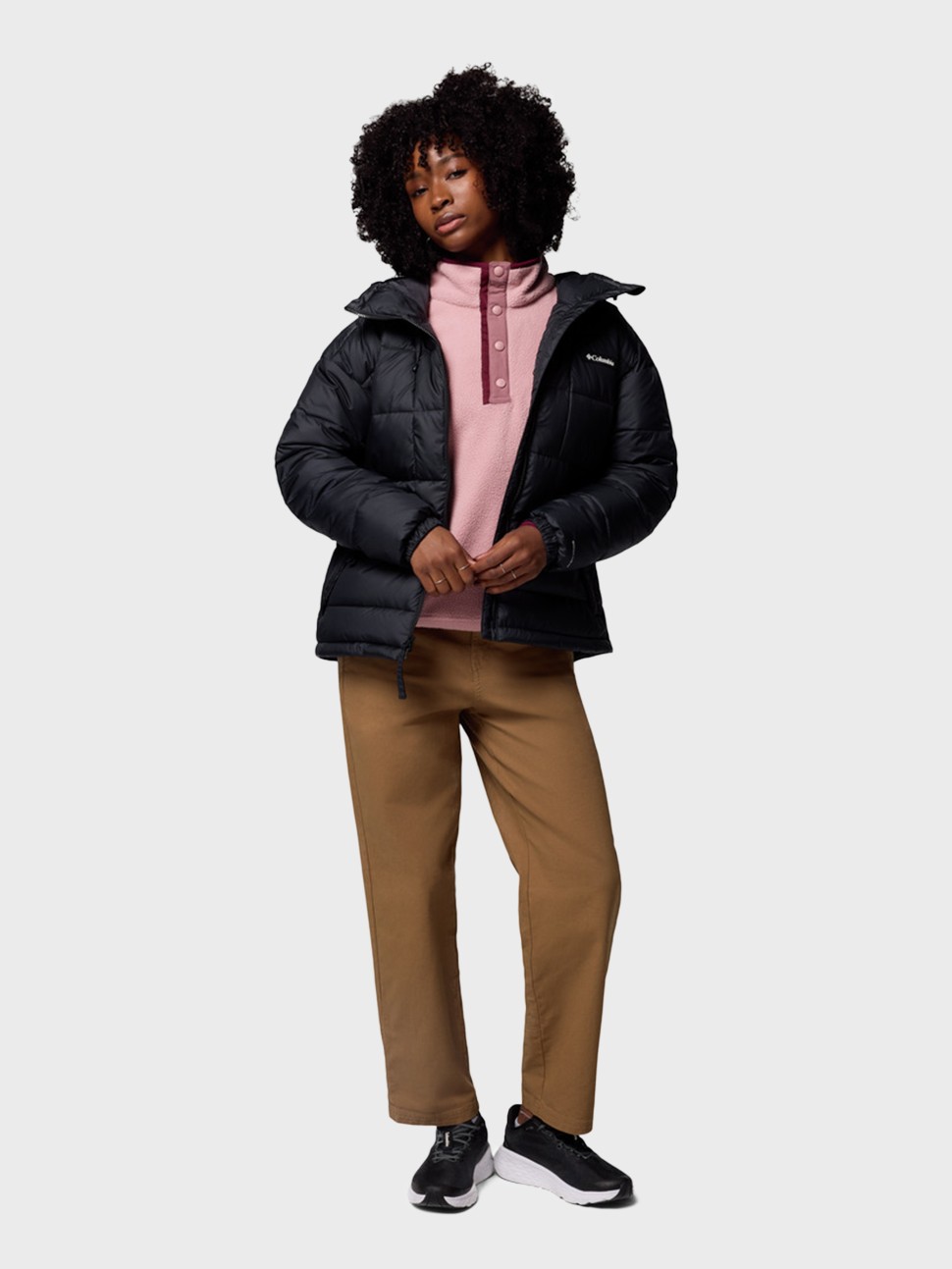 Куртка жіноча Columbia Pike Lake™ III Hooded Jacket чорна 2133561-010 — фото 2