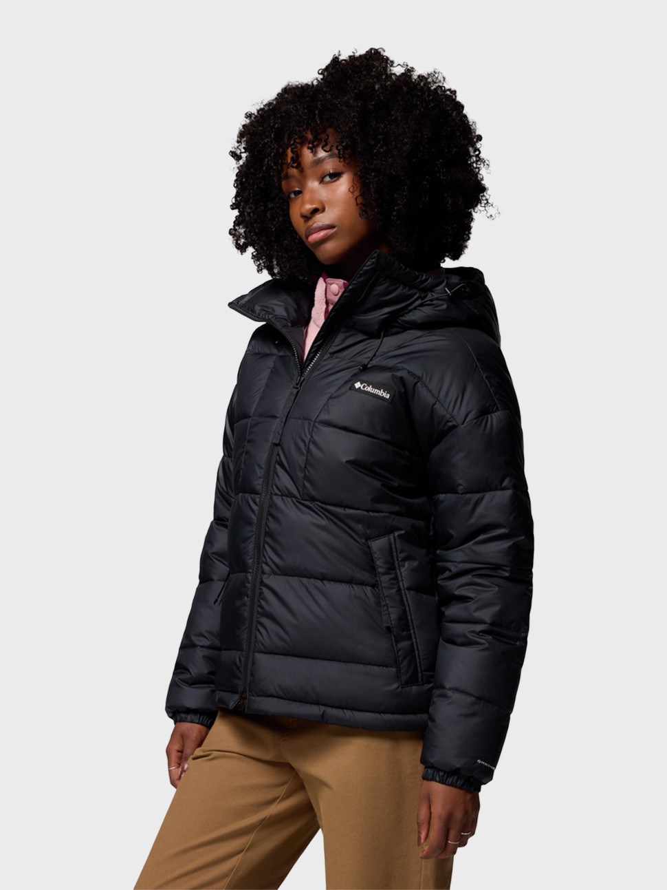 Куртка жіноча Columbia Pike Lake™ III Hooded Jacket чорна 2133561-010 — фото 4