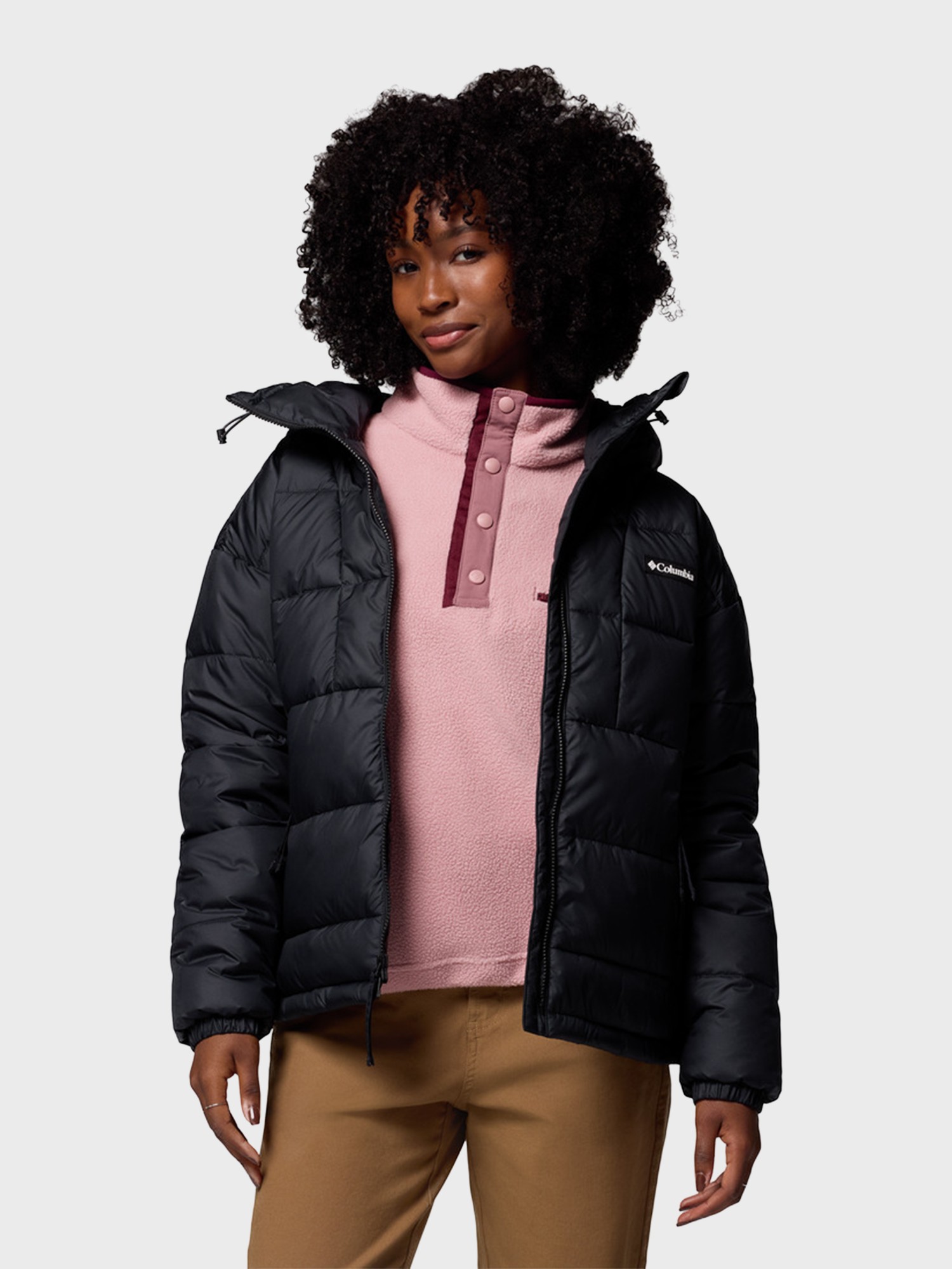 Куртка женская Columbia Pike Lake™ III Hooded Jacket черная 2133561-010 изображение 5