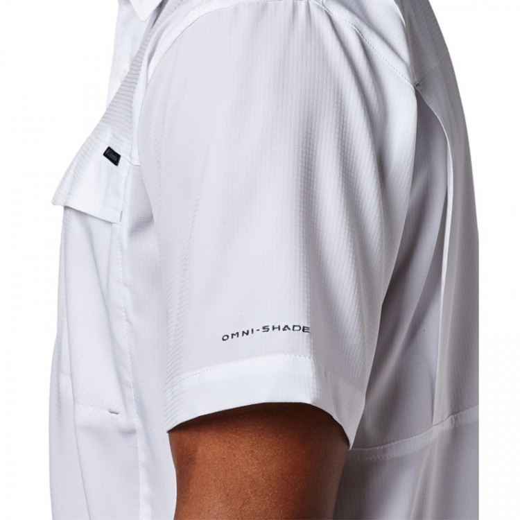 Рубашка мужская Columbia Silver Ridge Lite ™ Short Sleeve Shirt белая 1654311-100 изображение 4