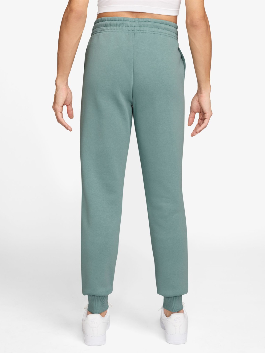 Брюки женские Nike W NSW PHNX FLC MR PANT STD бирюзовые FZ7626-017 изображение 3