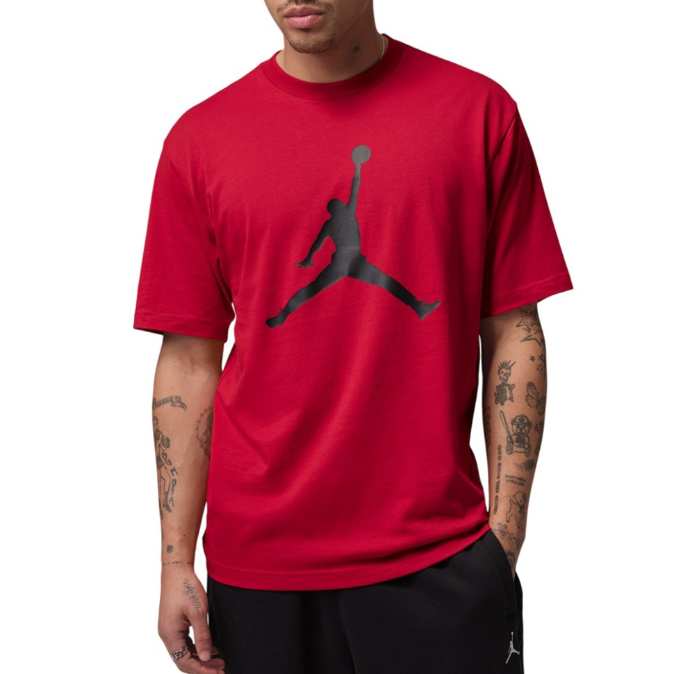 Футболка мужская Nike M J JUMPMAN SS CREW красная IF5568-687 — Sport City Футболка мужская Nike M J JUMPMAN SS CREW красная IF5568-687