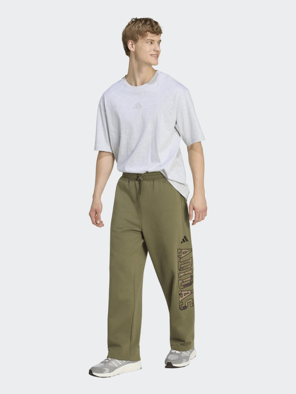 Брюки мужские Adidas M CAMO PRINT PT оливковые KF4188 — фото 6