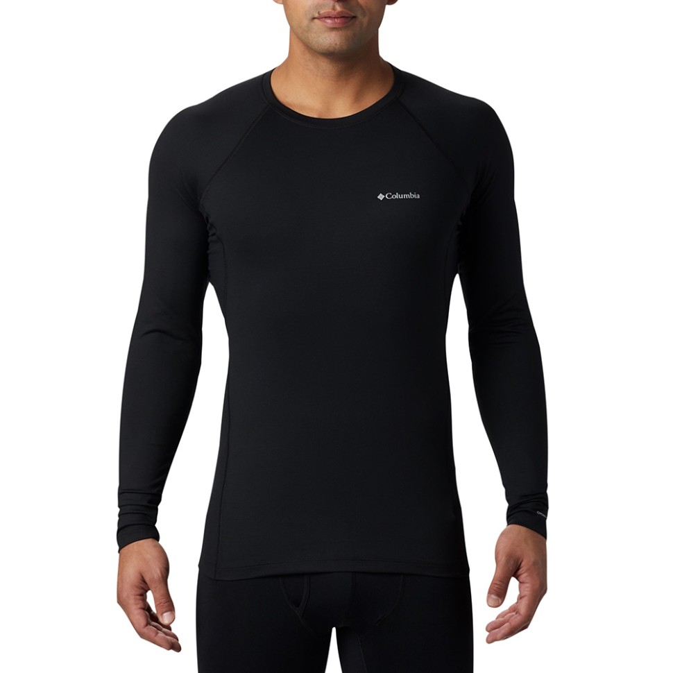 Термобелье мужское Columbia Heavyweight Stretch Long Sleeve Top черное 1638561-010 — фото 1