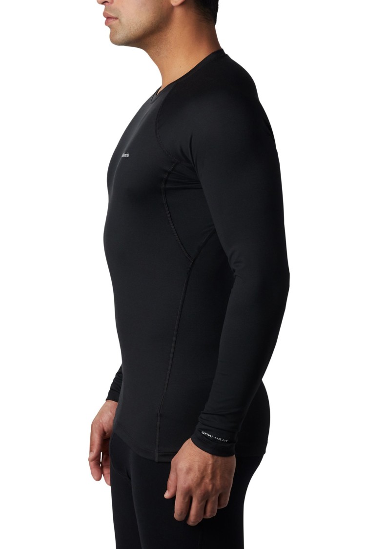 Термобелье мужское Columbia Heavyweight Stretch Long Sleeve Top черное 1638561-010 изображение 2