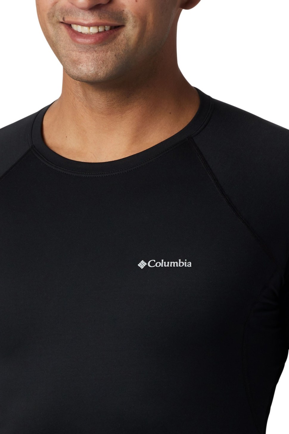 Термобелье мужское Columbia Heavyweight Stretch Long Sleeve Top черное 1638561-010 — фото 4