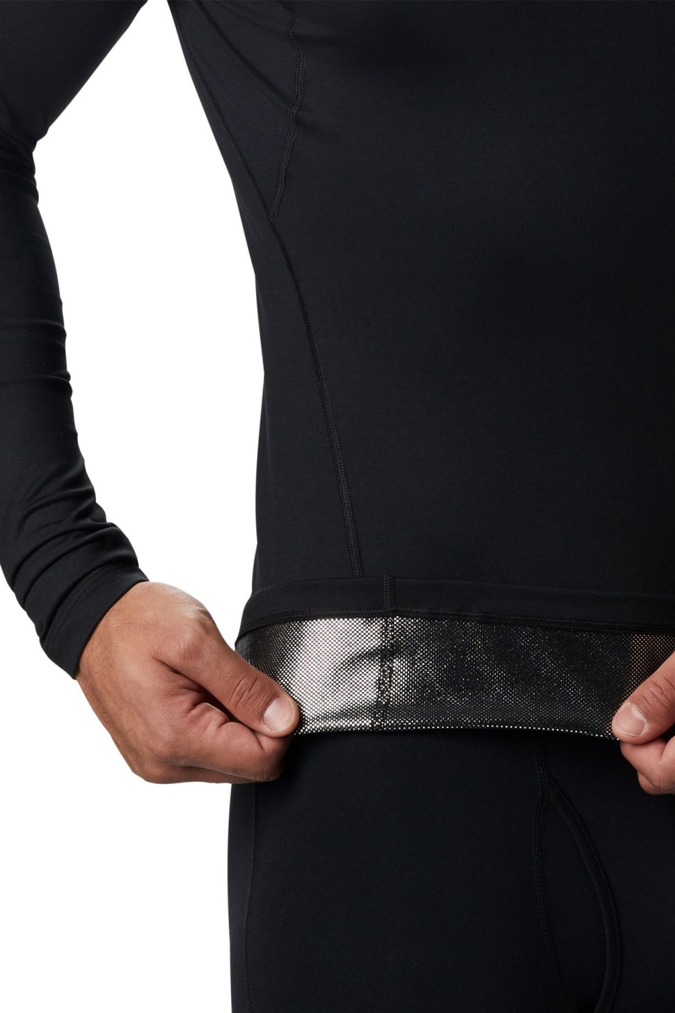 Термобелье мужское Columbia Heavyweight Stretch Long Sleeve Top черное 1638561-010 — фото 5