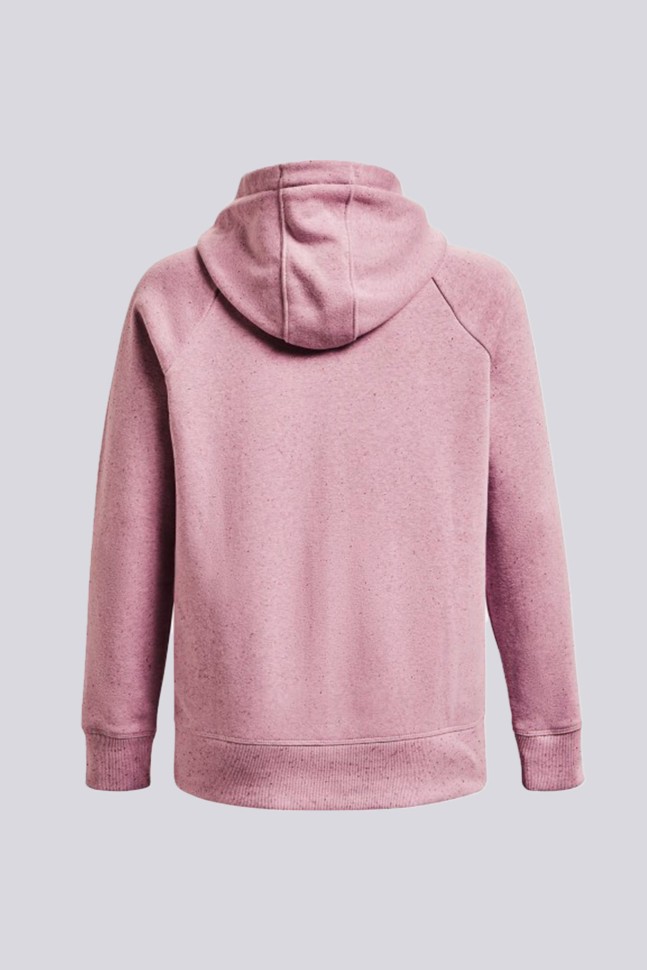 Толстовка женская Under Armour Rival Fleece Logo Hoodie розовая 1356318-698 изображение 3