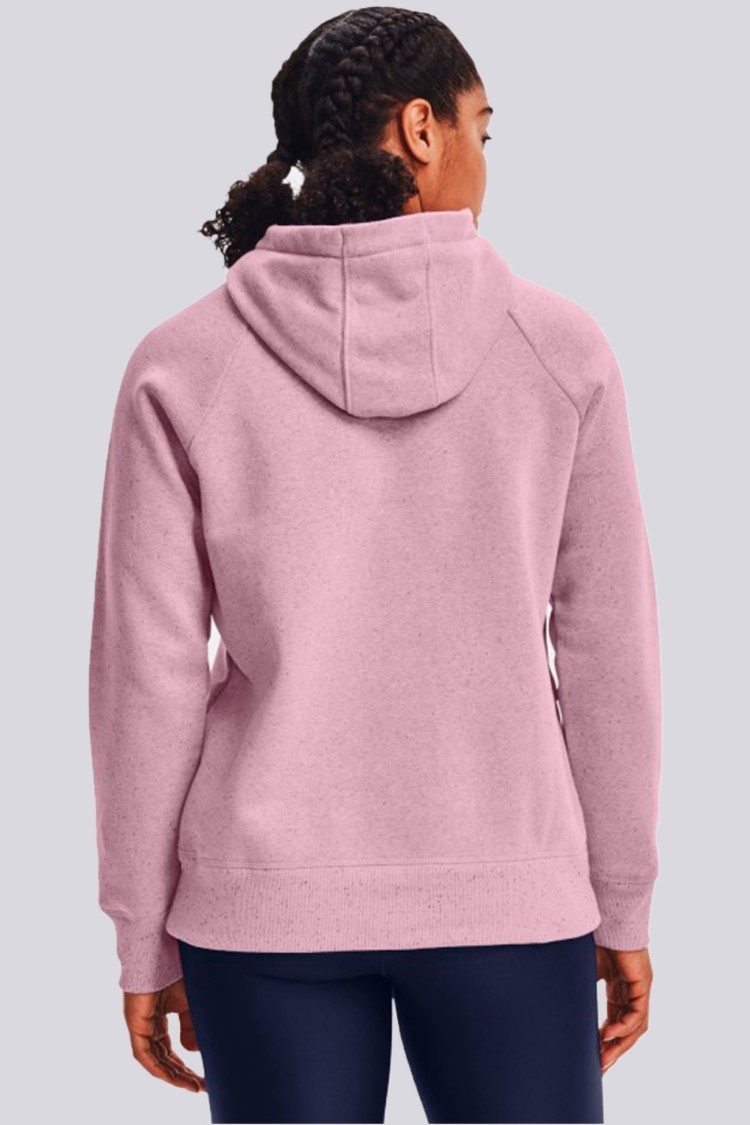 Толстовка женская Under Armour Rival Fleece Logo Hoodie розовая 1356318-698 изображение 5