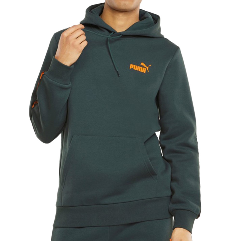 Толстовка мужская POWER Hoodie Puma зеленая 58941180 изображение 1
