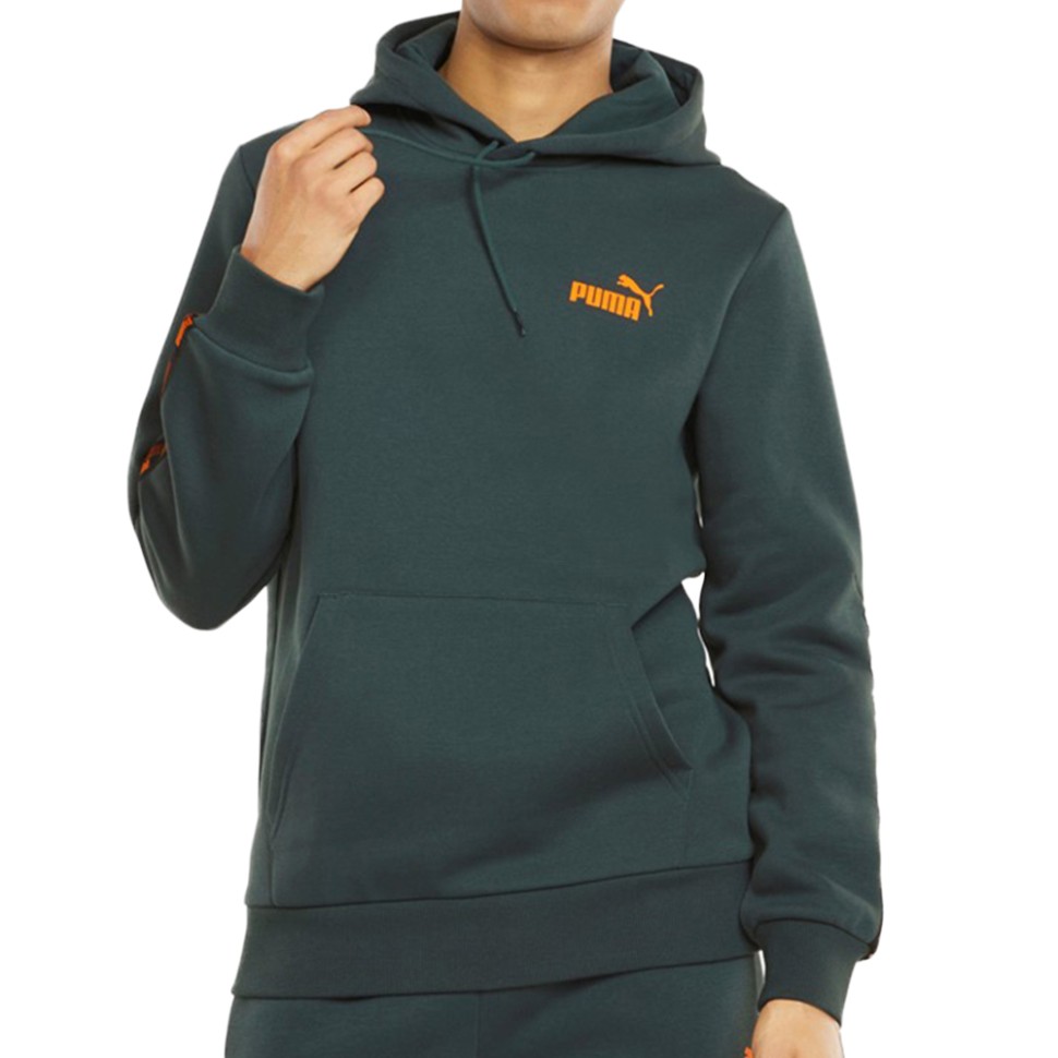 Толстовка мужская POWER Hoodie Puma зеленая 58941180