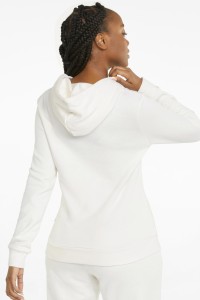 Толстовка жіноча Puma ESS+ Embroidery Hoodie біла 84833299 изображение 4