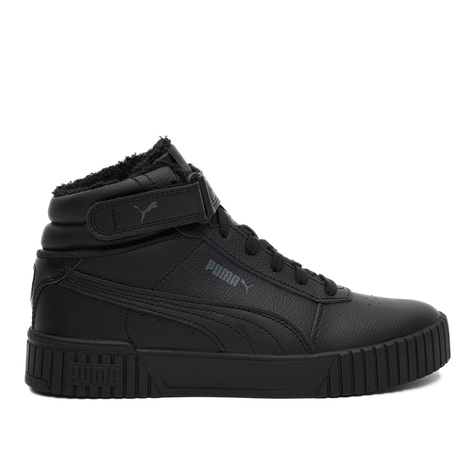 Кеди жіночі Puma Carina 2.0 Mid WTR чорні 38585201 — фото 1