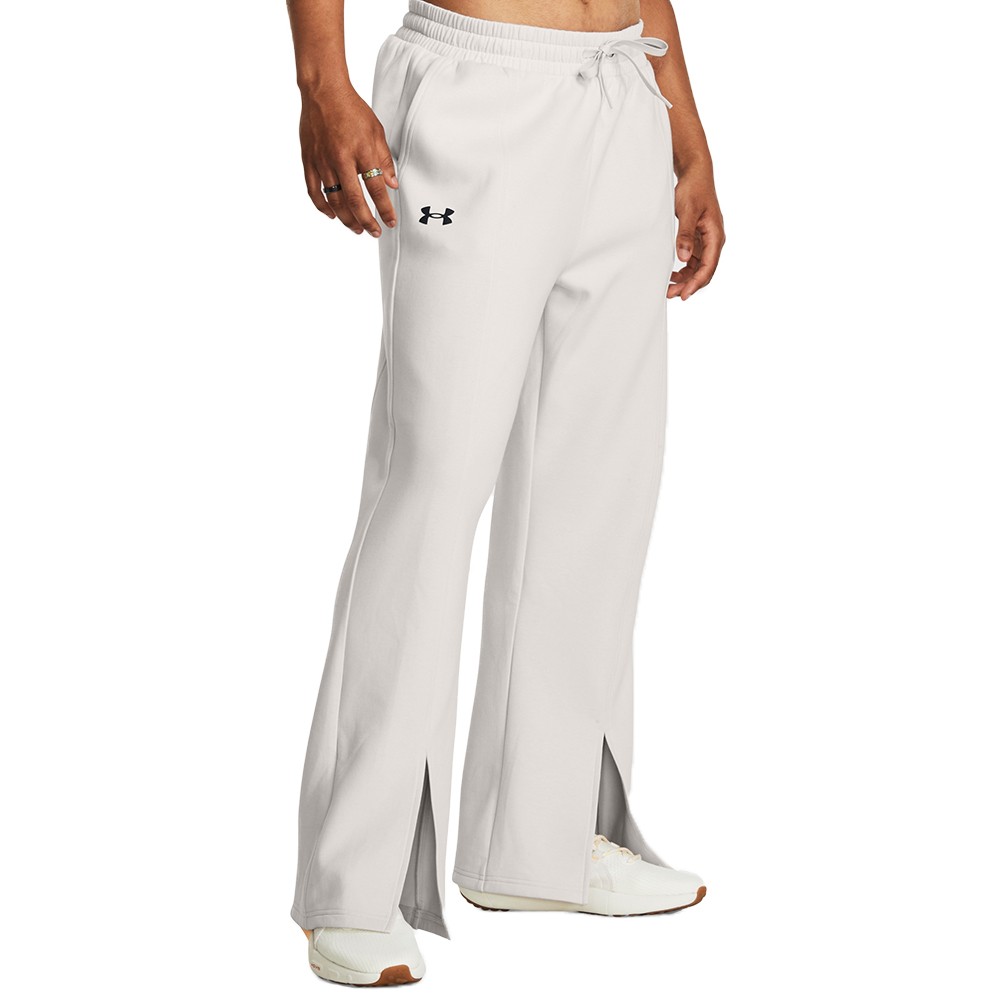 Брюки женские Under Armour Unstoppable Flc Split Pant белые 1379847-114