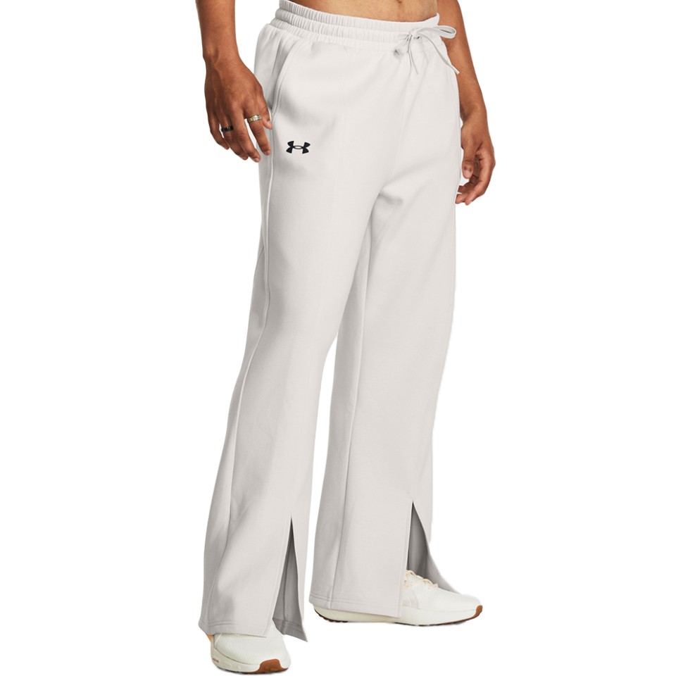 Штани жіночі Under Armour Unstoppable Flc Split Pant білі 1379847-114 — фото 1