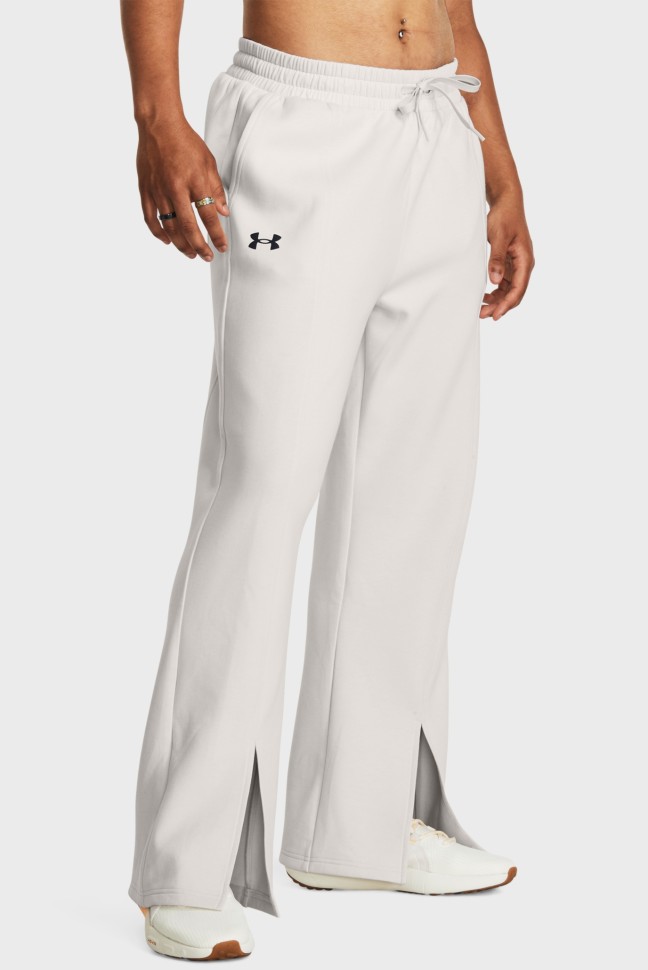 Брюки женские Under Armour Unstoppable Flc Split Pant белые 1379847-114 изображение 2