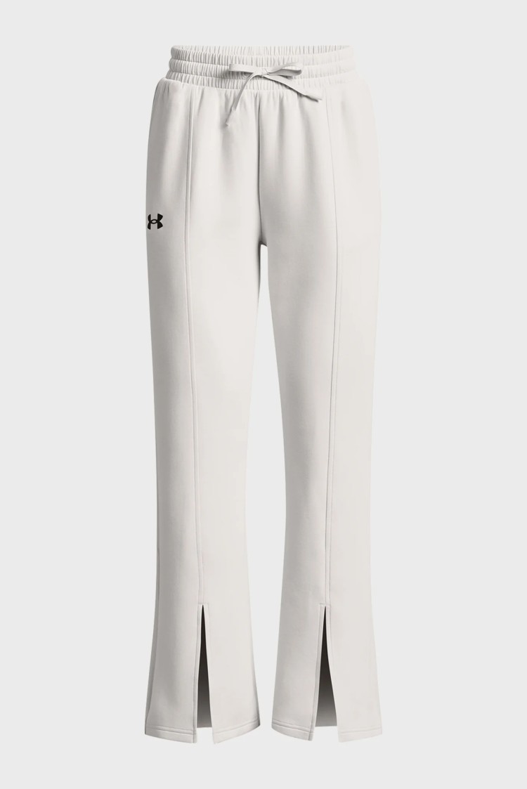 Брюки женские Under Armour Unstoppable Flc Split Pant белые 1379847-114 изображение 6